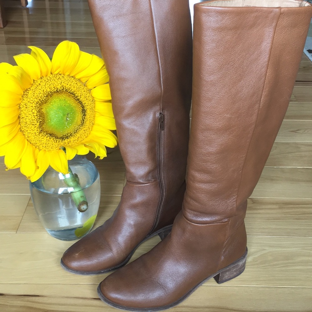 🍁 Brown Leather Corso Como Riding Boots 🍁